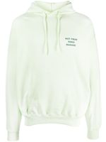 Drôle De Monsieur hoodie en coton à imprimé graphique - Vert