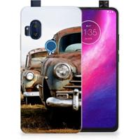 Motorola One Hyper Siliconen Hoesje met foto Vintage Auto