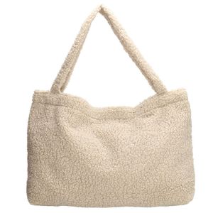 Beagles Fluffy Teddy Mom Bag Navarra Cream