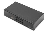 Digitus DS-12891 KVM-switch 1 + 4 poorten DisplayPort 3840 x 2160 Pixel