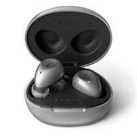 KEF Mu3 Noise Cancelling True Wireless In-Ear Oordopjes, Zilver Grijs