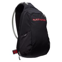 Nathan Run Sling drinkrugzak 8L zwart/rood unisex - thumbnail