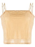 Alexander Wang crystal-embellished top - Tons neutres - thumbnail