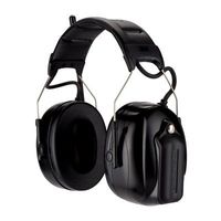 3M HRXD7A-01 hoofdtelefoon/headset Draadloos Hoofdband Kantoor/callcenter Zwart - thumbnail