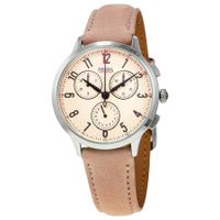 Horlogeband Fossil CH3088 Leder Beige 16mm - thumbnail