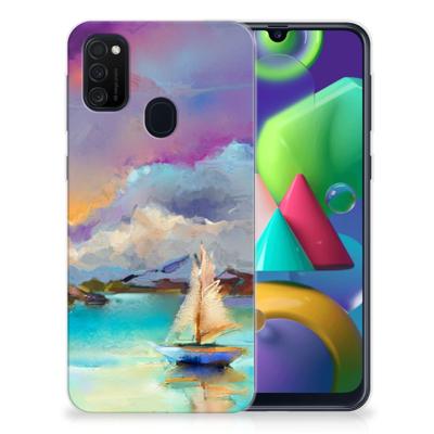 Hoesje maken Samsung Galaxy M21 | M30s Boat Hoesje maken Samsung Galaxy M21 | M30s Boat