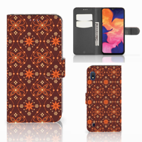 Samsung Galaxy A10 Telefoon Hoesje Batik Brown