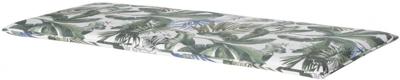 Madison bankkussen Outdoor 140 x 48 x 5 cm wit/groen