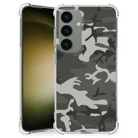 Samsung Galaxy S24 Doorzichtige Silicone Hoesje Army Light