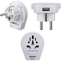Hama Reisadapter World To Europe USB Voor 2- En 3-polige Apparaten 1x USB