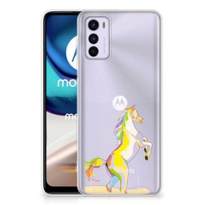 Motorola Moto G42 Telefoonhoesje met Naam Horse Color