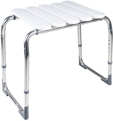 Saqu badkamerkruk verstelbaar 59,5x36x41,5-54cm Wit Saqu badkamerkruk verstelbaar 59,5x36x41,5-54cm Wit