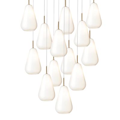 Nuura Anoli 13 Hanglamp G9 - Nordic Gold / Opal White
