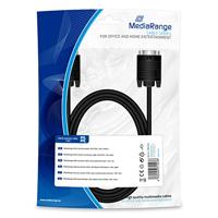 MediaRange SVGA VGA-patchkabel Zwart 1,8 m
