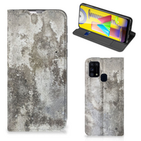 Samsung Galaxy M31 Standcase Beton Print - thumbnail