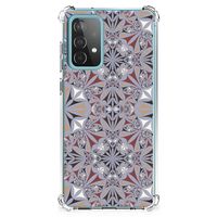 Samsung Galaxy A52 4G/5G Anti-Shock Hoesje Flower Tiles