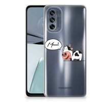 Motorola Moto G62 5G Telefoonhoesje met Naam Cow