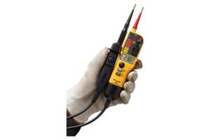 Fluke T150/VDE Tweepolige spanningstester CAT III 690 V, CAT IV 600 V LED, LCD, Akoestisch, Vibratie