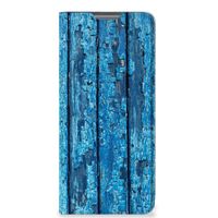 Xiaomi 12 Pro Book Wallet Case Wood Blue - thumbnail