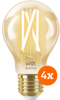 WiZ Smart Filament lamp Standaard Goud 4-pack - Warm tot Koelwit Licht - E27 - thumbnail