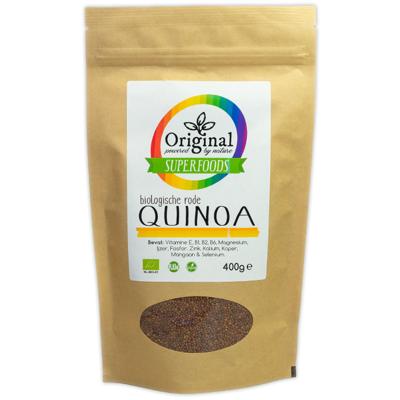 Original Superfoods Biologische Quinoa Rood 400 Gram