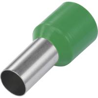 TRU COMPONENTS 1572424 Adereindhulzen 6 mm² Deels geïsoleerd Groen 100 stuk(s) - thumbnail