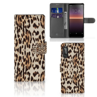 Sony Xperia 10 II Telefoonhoesje met Pasjes Leopard