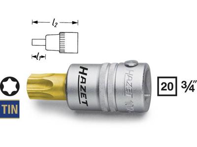 Hazet 1012-T100 Dopsleutel-bitinzet 3/4 (20 mm)