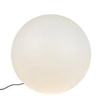 QAZQA Moderne buitenlamp wit 77 cm IP65 - Nura