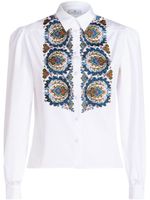 ETRO chemise en coton à motif cachemire - Blanc - thumbnail