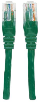 Intellinet 730457 RJ45 Netwerkkabel, patchkabel CAT 6 U/UTP 20.00 m Groen 1 stuk(s)