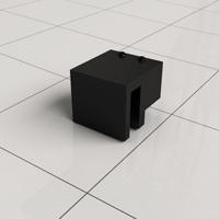 Stabilisatiestang Haakse Glaskoppeling Slim Mat Zwart