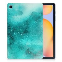 Tablethoes Samsung Galaxy Tab S6 Lite | S6 Lite (2022) Painting Blue