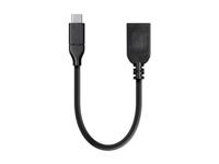 Monoprice 24288 USB-kabel, 0,15 m, USB C, USB A, mannelijk vrouwelijk, zwart - USB-kabel (0,15 m, USB C, USB A, 3.0 (3,1 Gen 1), 5000 Mbit/s, zwart)