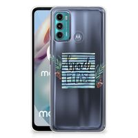 Motorola Moto G60 Telefoonhoesje met Naam Boho Beach