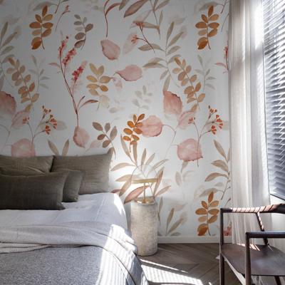 Behang Branches Rol Terracotta