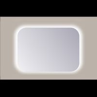 Spiegel Rechthoek Sanicare Q-Mirrors Afgeronde Hoeken 60x120 cm PP Geslepen LED Cold White Met Sensor Sanicare - thumbnail