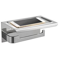 Best Design Phone toiletrolhouder zonder telefoon chroom 4004780