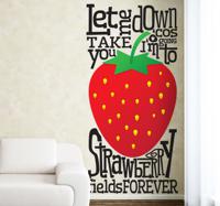 Sticker strawberry fields - thumbnail