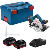 Bosch Blauw GKS 18V-57 | Accu-cirkelzaag | Set | 3 x 5.0 Ah accu + snellader | In L-BOXX 0615990N1G