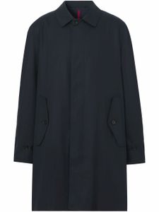 Burberry manteau à fermeture dissimulée - Bleu