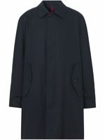 Burberry manteau à fermeture dissimulée - Bleu