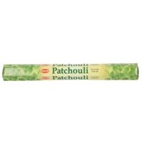 Geurstokjes wierook Patchouli - 20x stokjes - 25 cm lang - Spetterende geur - thumbnail