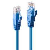 LINDY 48020 RJ45 Netwerkkabel, patchkabel CAT 6 U/UTP 5.00 m Blauw 1 stuk(s)