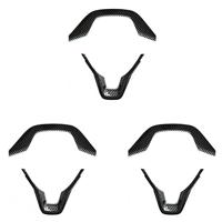 Fivetwofive 3 x 2 stuks zwarte carbon fiber stuurhoes, geschikt voor Accord 2018 2019