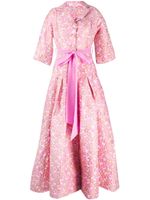 Baruni robe longue Loretta à fleurs - Rose - thumbnail