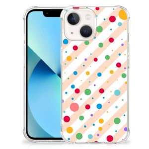 iPhone 13 mini Doorzichtige Silicone Hoesje Dots