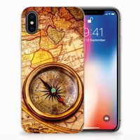 Apple iPhone X | Xs Siliconen Back Cover Kompas - thumbnail