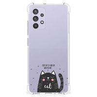 Samsung Galaxy A32 4G | A32 5G Enterprise Editie Stevig Bumper Hoesje Cat Good Day - thumbnail