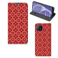 OPPO A73 5G Hoesje met Magneet Batik Rood